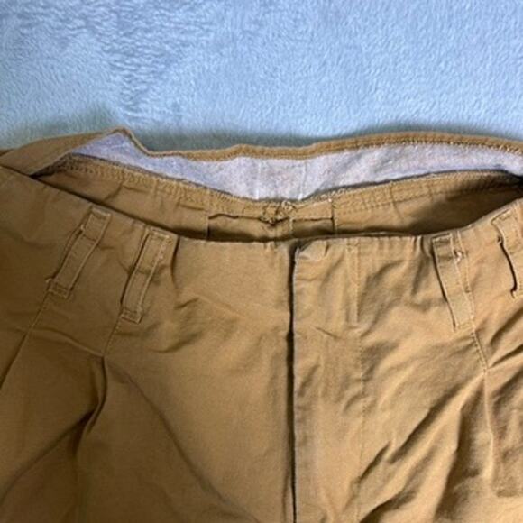 A New Day Wide Leg Pants Womens 14 Brown Rust Fall Flowy Office Colorful Pumpkin - Picture 6 of 9